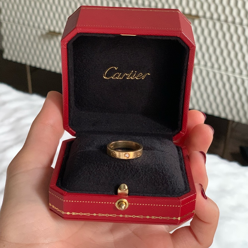 Need bigger size -Cartier love ring with 1 diamond